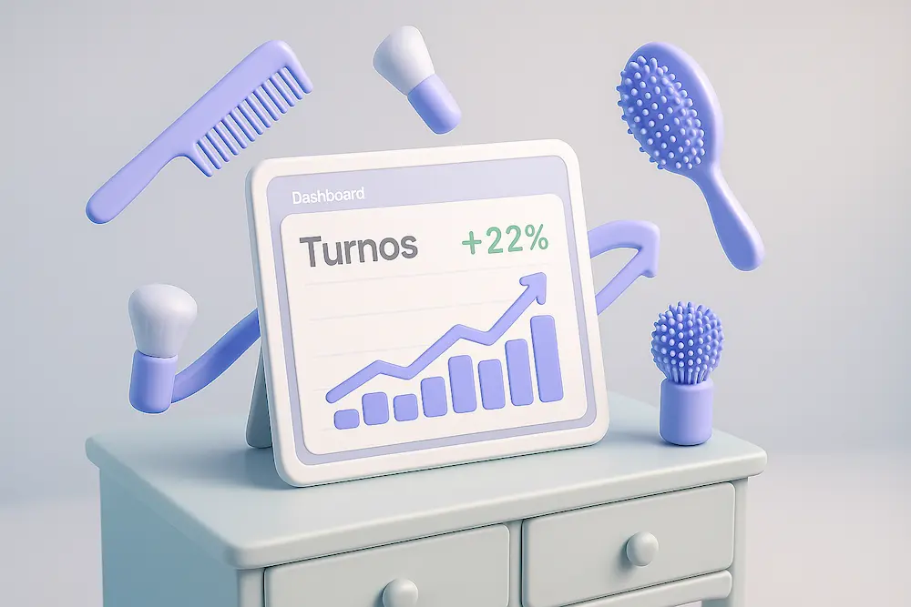 Agenda online que incrementa reservas en servicios de belleza